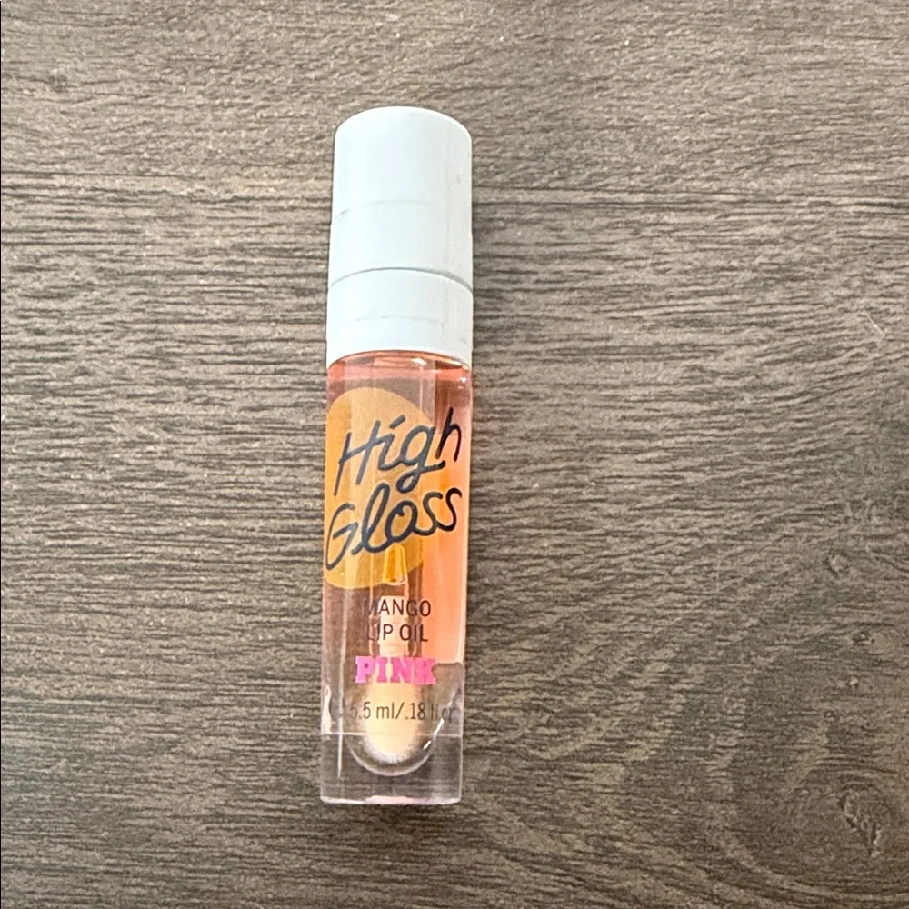 PINK Victoria's Secret High Gloss Mango Lip Oil - Light Pink